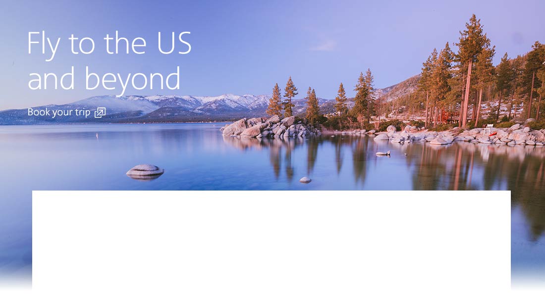 Search low fares to the US and beyond